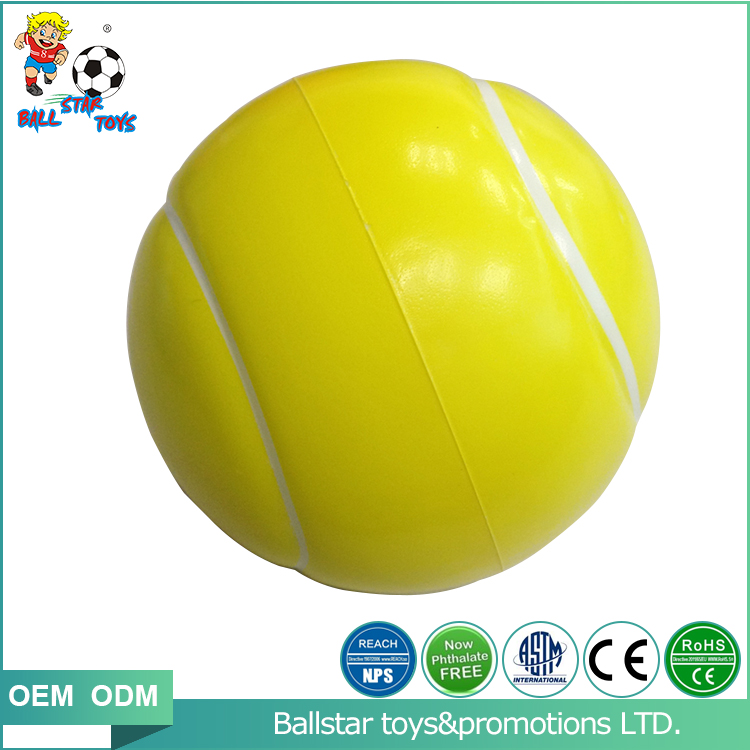 2.5 inches PU foam tennis 6.3CM Soft Ball toy