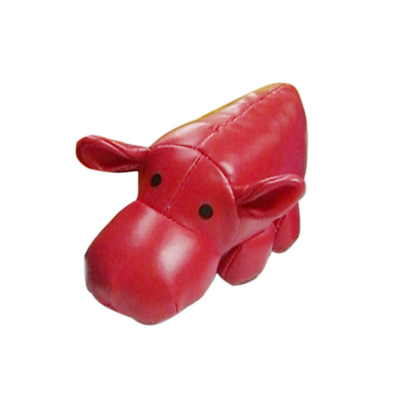 Leather hippo animal toys