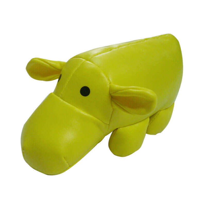 yellow hippo bean bag