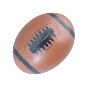 New design handmade soft stuffed rugby toy