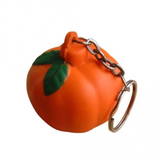 Pumpkin fruit keyring
