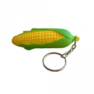 PU foam corn keychain