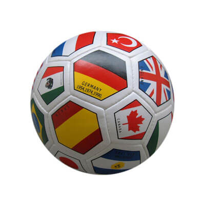 PU leather soccer ball manufacture