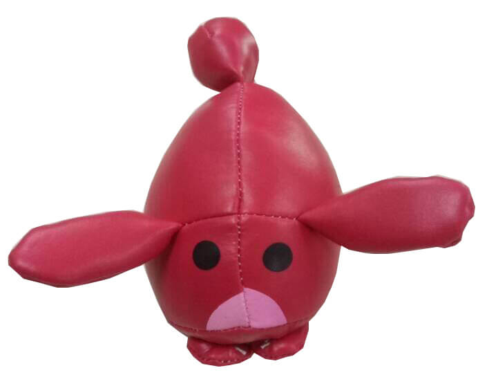 Leather stuffed colorful pig toys