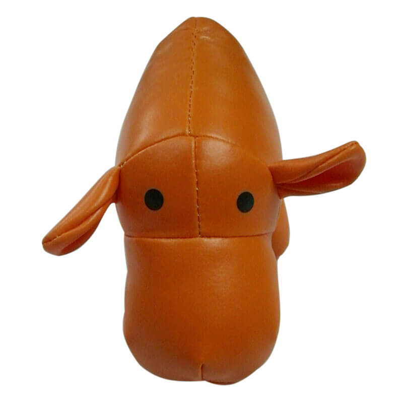 Leather hippo animal toys