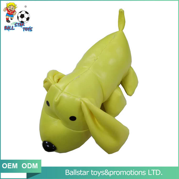 yellow dog bean bag educational toy