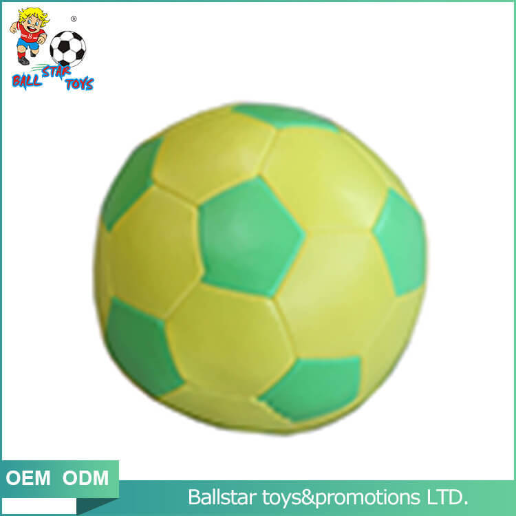 green baby soccer ball