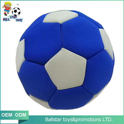 blue inflatable football