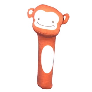 Monkey baby soft hand rattles toy