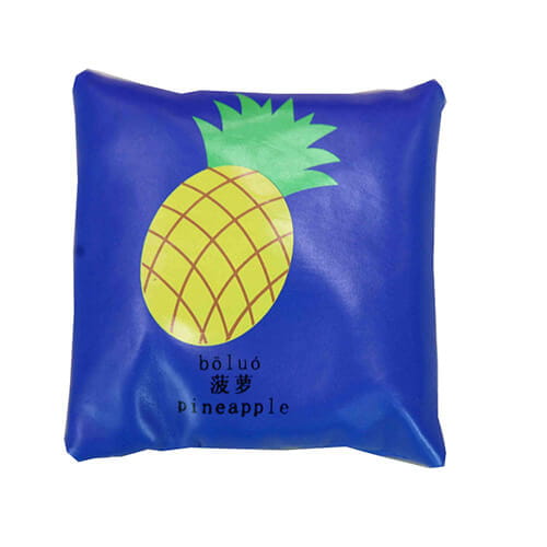 PVC fruit pattern educational sandbag for children