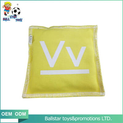 cheap letter printed footbag