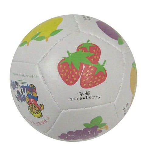 Leather fruit pattern soccer soft toy ball