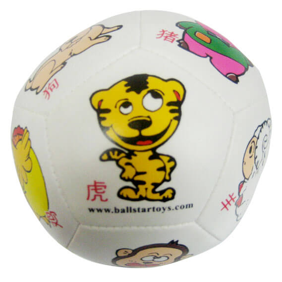 Chinese zodiac animal kids softball toy