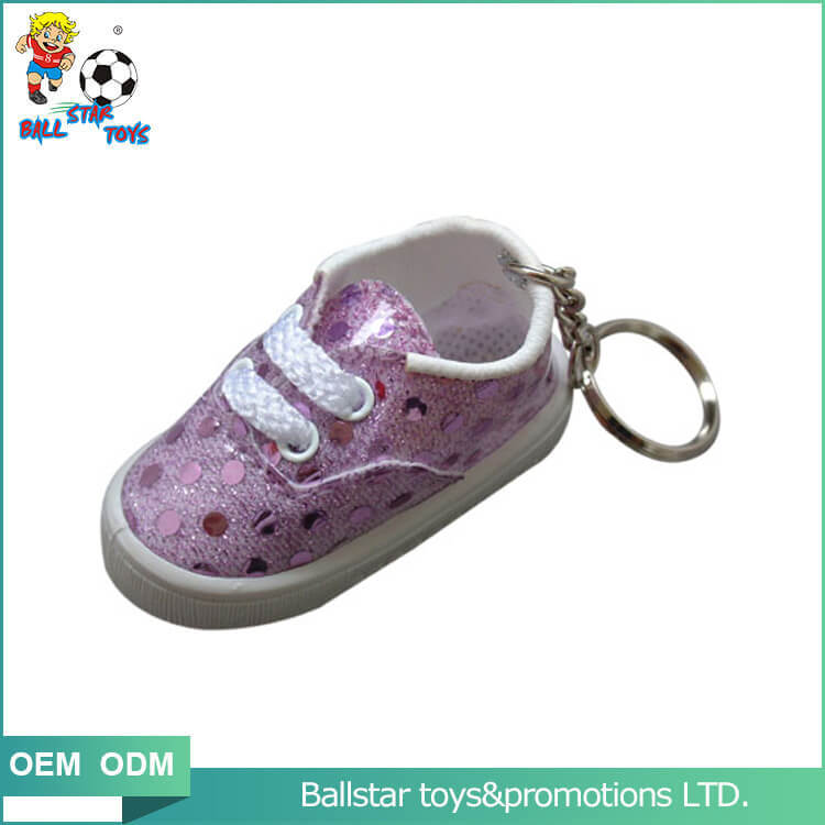 pink small shoe keyring 