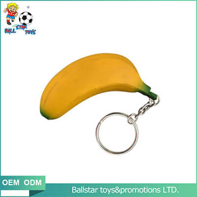 foam banana keychain