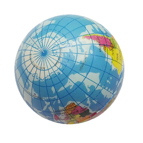 Globe PU foam stress ball