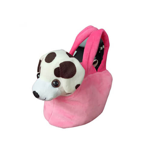 Kids plush animal handbag