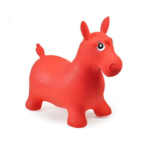 Colorful jumping horse toy