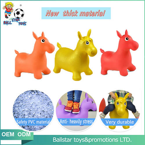 colorful jumping horse toy 