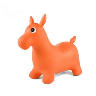 Colorful jumping horse toy